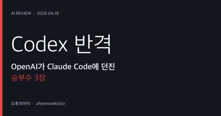 OpenAI Codex 업데이트 — Claude Code 대항마 3장